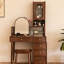 Commode 31,5 po de style américain avec coiffeuse et miroir