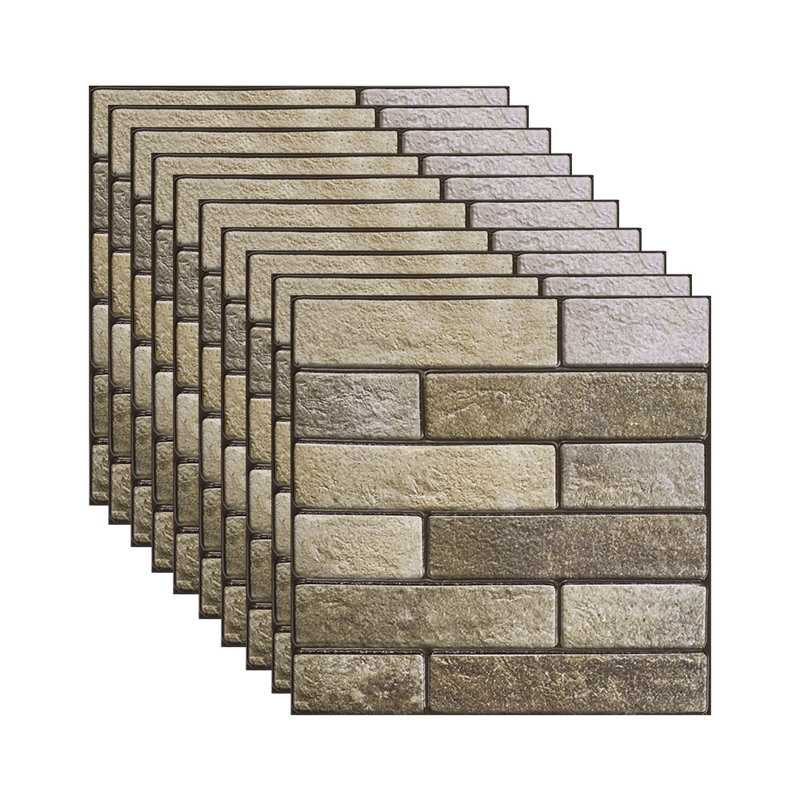 10Pcs Self-Adhesive Wall Tile Stickers