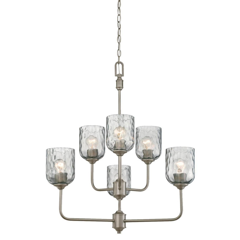 Manalapan 6 - Light Dimmable Tiered Chandelier