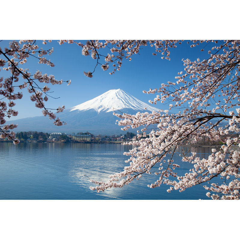 Mont Fuji par Mantapoto - photographie sur toile tendue, H 8 po x l 12 po