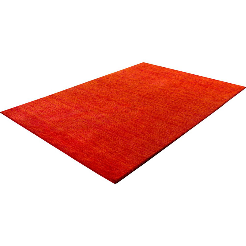 Devan Solid Colour Cotton Hand Woven Area Rug, Rectangular 200 x 300cm