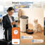 Distributeur automatique de nourriture pour chat et chien avec bols en acier inoxydable, capacité de 4 litres, alimentation à distance APP-124387714