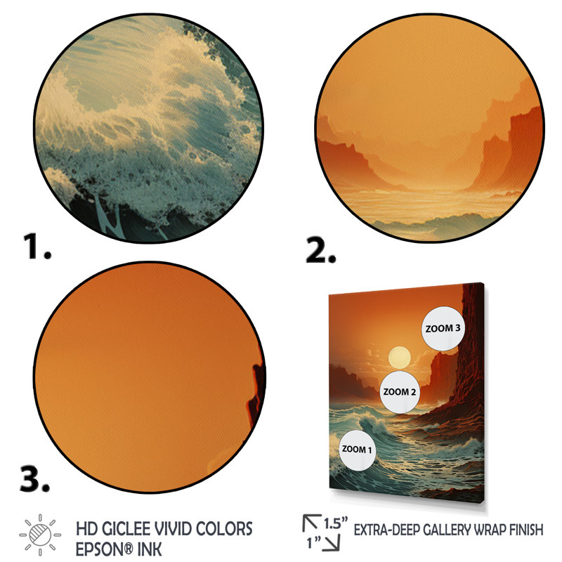 «Coastal Minimalisme Photo X III», art mural sur toile nautique et plage, H 32 po x l 16 po x P 1 po, Toile tendue