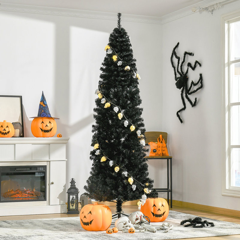 Sapin de Noël artificiel non éclairé 7 pi avec branches réalistes