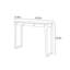 Console brun simple de style nordique.-1894298218
