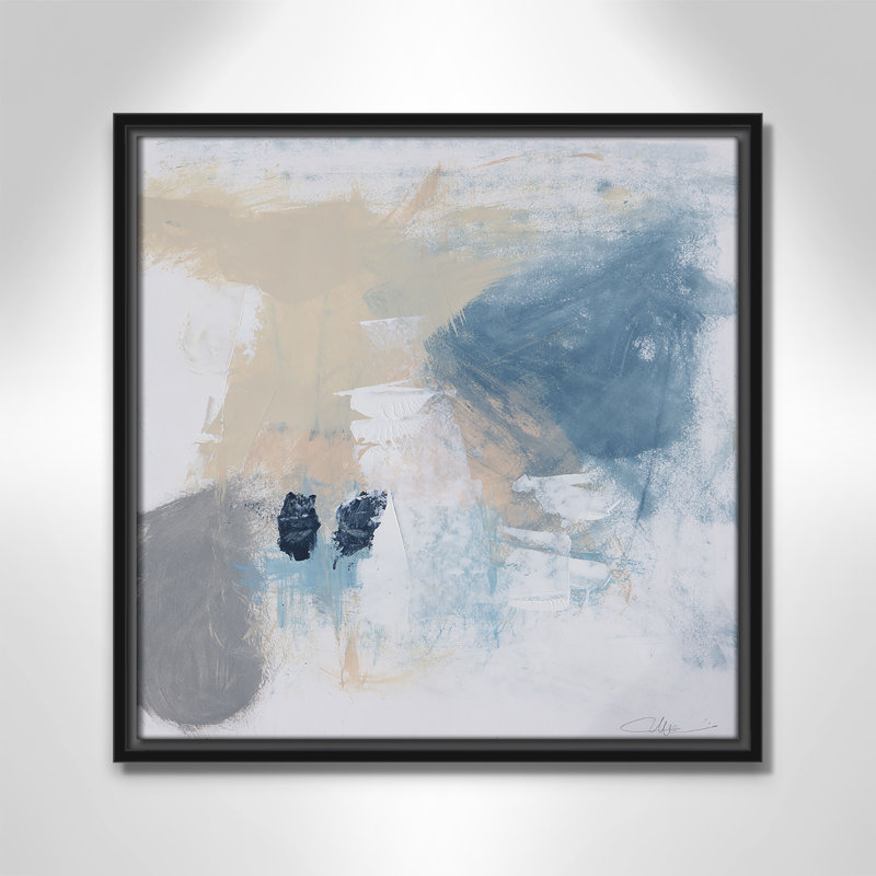 Coastal Carnival II - reproduction carrée par Casa Fine Arts, H 17,5 po x l 17,5 po, Noir