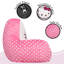 Fauteuil à billes Sanrio Hello Kitty, rembourré de mousse pour enfants