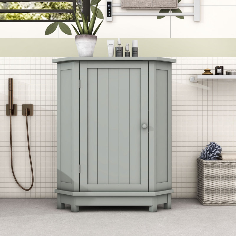 Armoire de salle de bain Gottman, Gris