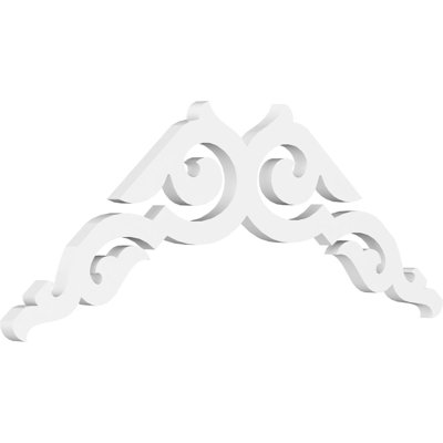 Rotherham Signature Urethane Gable Pediment, Primed Tan