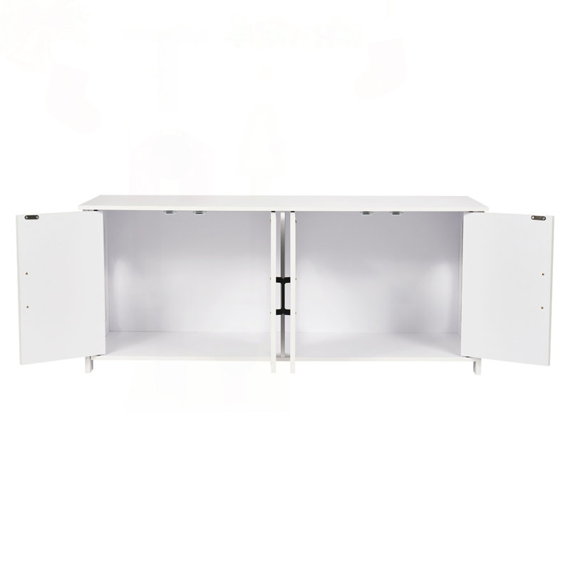 Enceinte de litière pour chat, armoire en bois 2 pièces (blanc), White