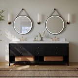 Momo 36" Freestanding Standard Single Bathroom Vanity with Top