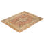 Tapis unique en laine noir / rouge / orange 8 pi 1 po x 10 pi 2 po Mogul
