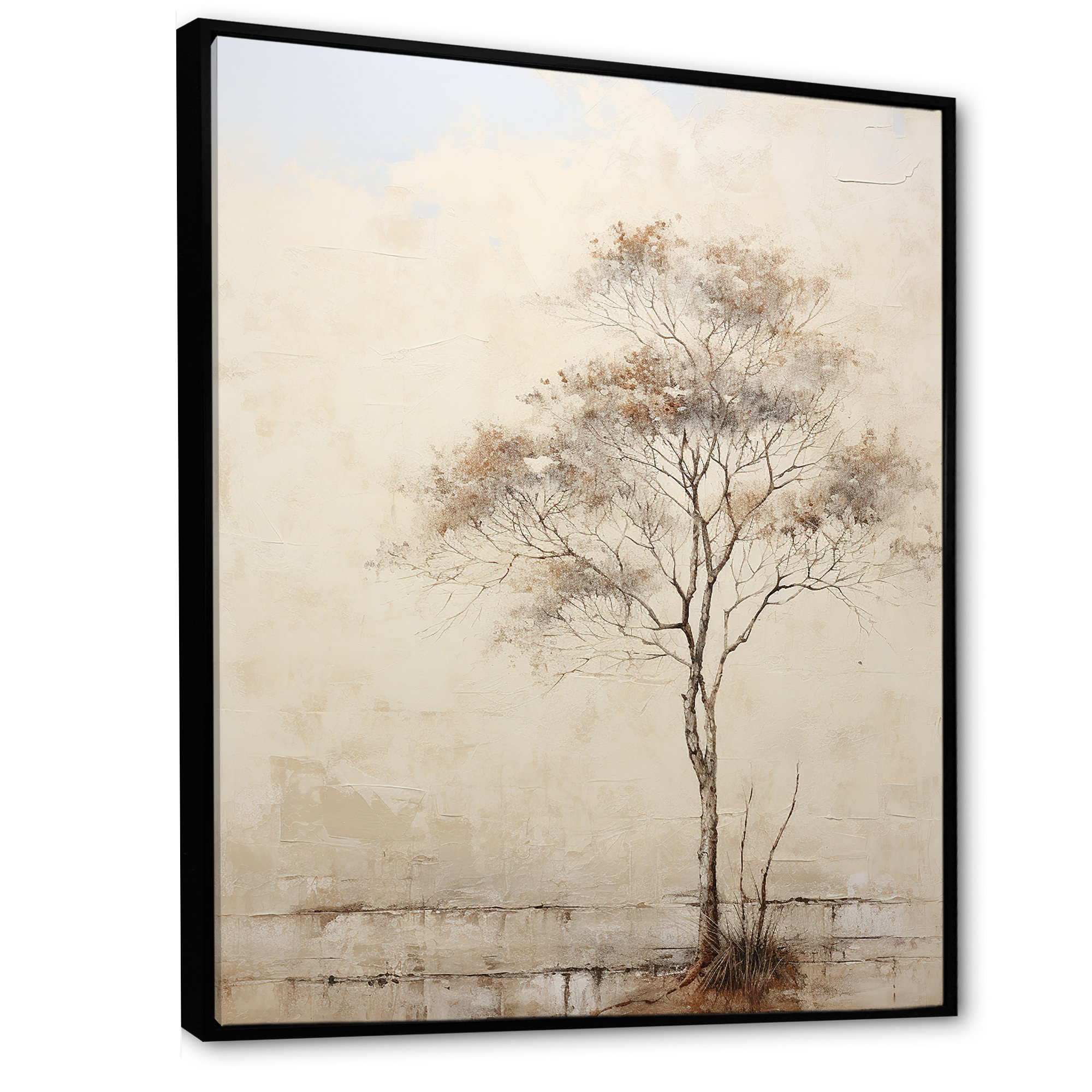 Design Art African Beige Tree Minimalism - Tree African Wall Decor ...