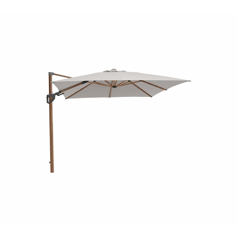 Hyde Luxe Parasol, 3X3 M, 157.5" W x 118.2" D, Dusty White