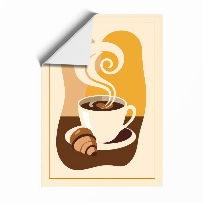 Morning Coffee Retro - Framed Print, Unframed, A1 - 84.1 x 59.4 cm