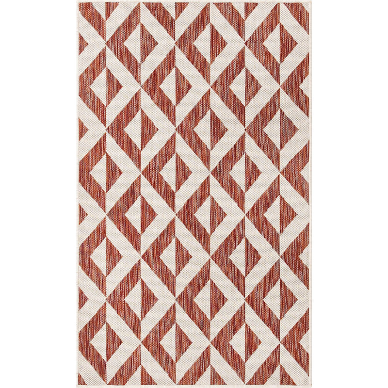 Tapis d'extérieur couleur vin, Rectangle 3 pi x 5 pi