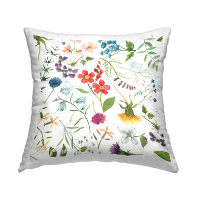 Turkekul Floral Polyester Throw Pillow