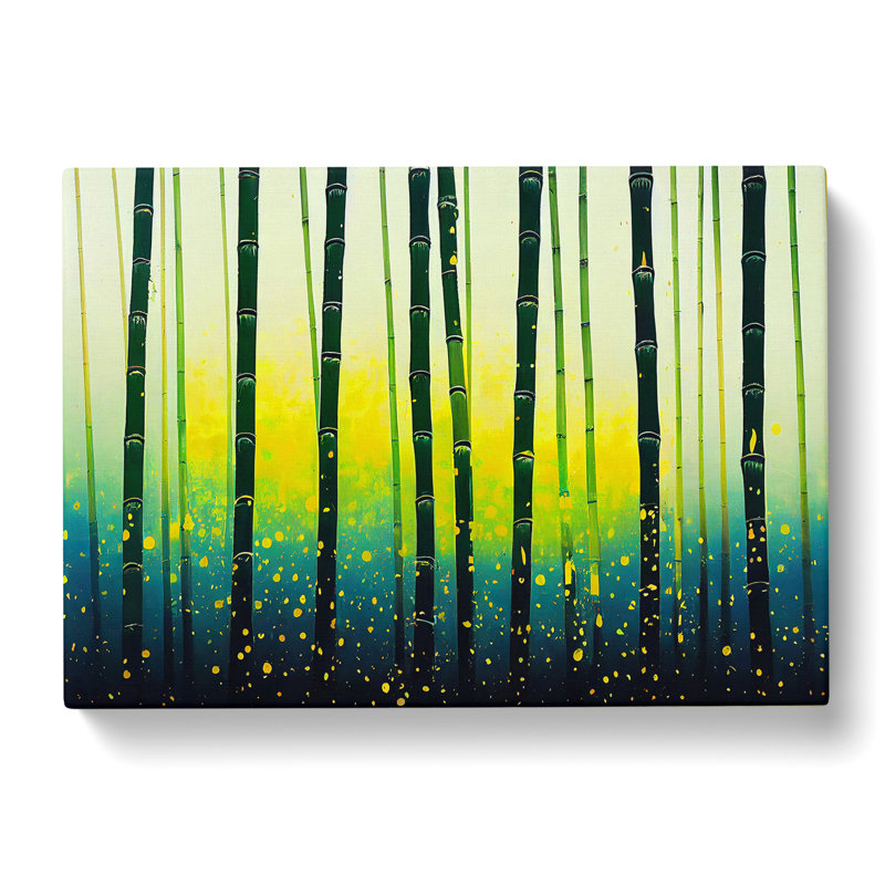 Painted Bamboo Forest Vol.1 - Wrapped Canvas, 35cm H x 50cm W x 3cm D