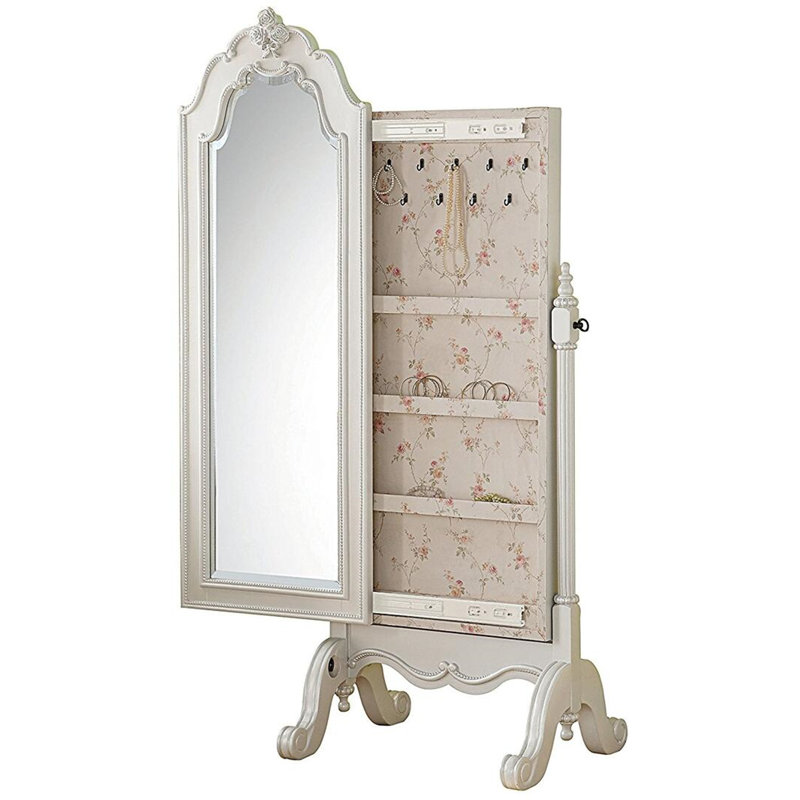 Armoire pour bijoux avec miroir Burnie