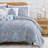 Pure Melody Microfiber Bohemian Paisley 6-Piece Oversized Quilt Set by Southshore Fine Linens-245389238-239143110