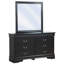 Commode élégante noire-1344739365