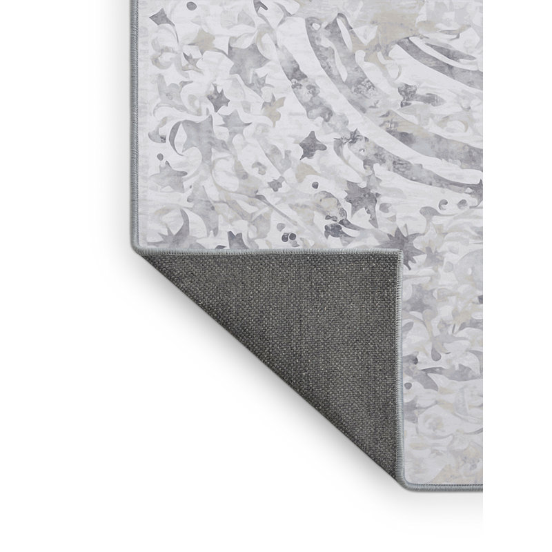Silky Soft Plush Blue Area Rug, Square 8'
