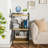 Vebreda 3-Tier Industrial Bookshelf, Rustic Wood and Metal Bookcase