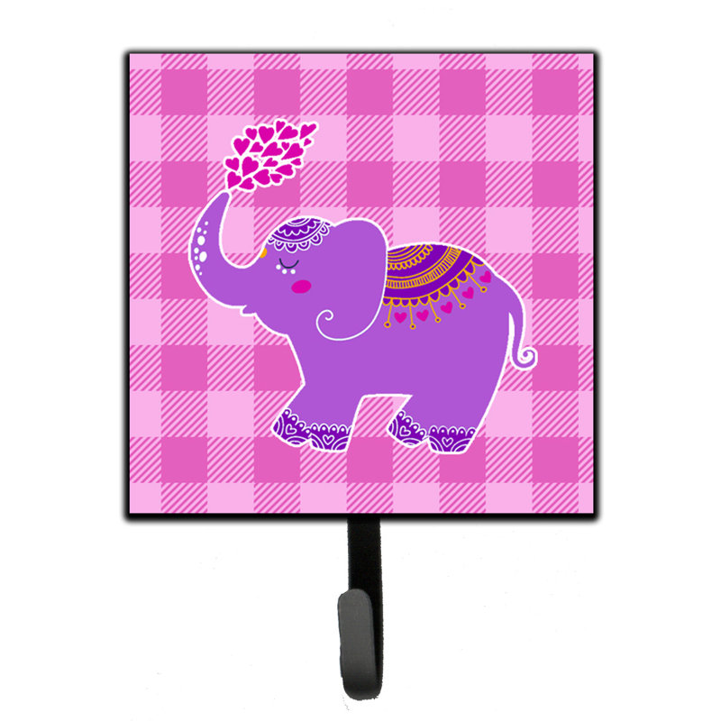 Organisateur de clés murales éléphant avec crochets clés Shayaan