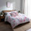 Ensemble de housse de couette Teens Sweets de 5 - Ensemble de literie et coussin décoratif Playful Kids Pastel Cake Mix