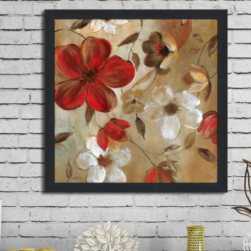 " Ready For Red I " by Carol Robinson, 27.5" H x 27.5" W x 0.75" D