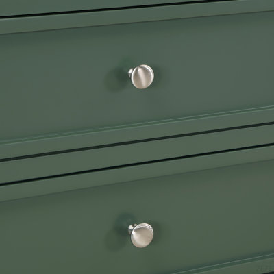 Table de chevet 2 tiroirs Vintage Green
