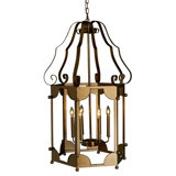 Wilmington 6 - Light Lantern Geometric Chandelier