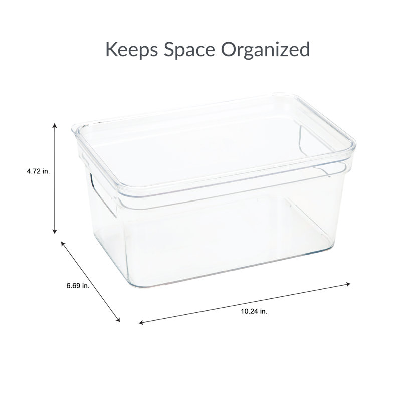 Grand ensemble de bacs, H 4,72 po x l 10,24 po x P 6,69 po, 2