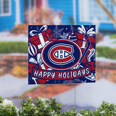 Montreal Canadiens Yard Sign, Holiday