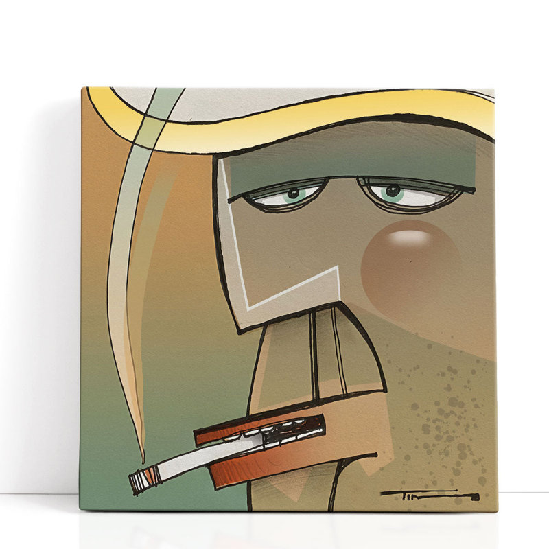 Carré carré - reproduction d'art sur toile, H 40 po x l 40 po