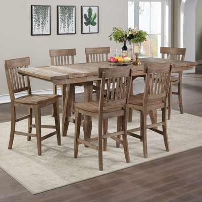 Surbit Ballam Counter Height Extendable Dining Set