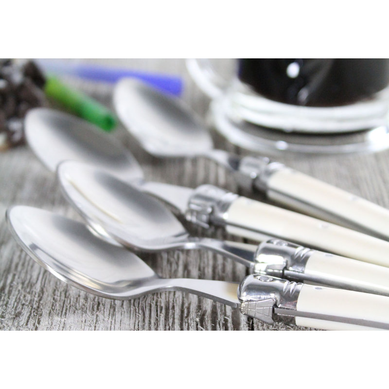 Laguiole Coffee Spoon, White