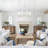  Myriane 8 - Light Distressed White Wagon Wheel Chandelier, Vintage Dining Room Chandelier for Living Room Foyer Entryway, Bedroom, Kitchen-87633349