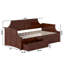 Antavious Coastal Cottage Solid Wood Twin Daybed with Storage Drawers-1396648966