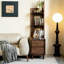 Armoire de coin de style nordique 67,72 po, canapé de salon avec tiroir, tablette de rangement et rangement