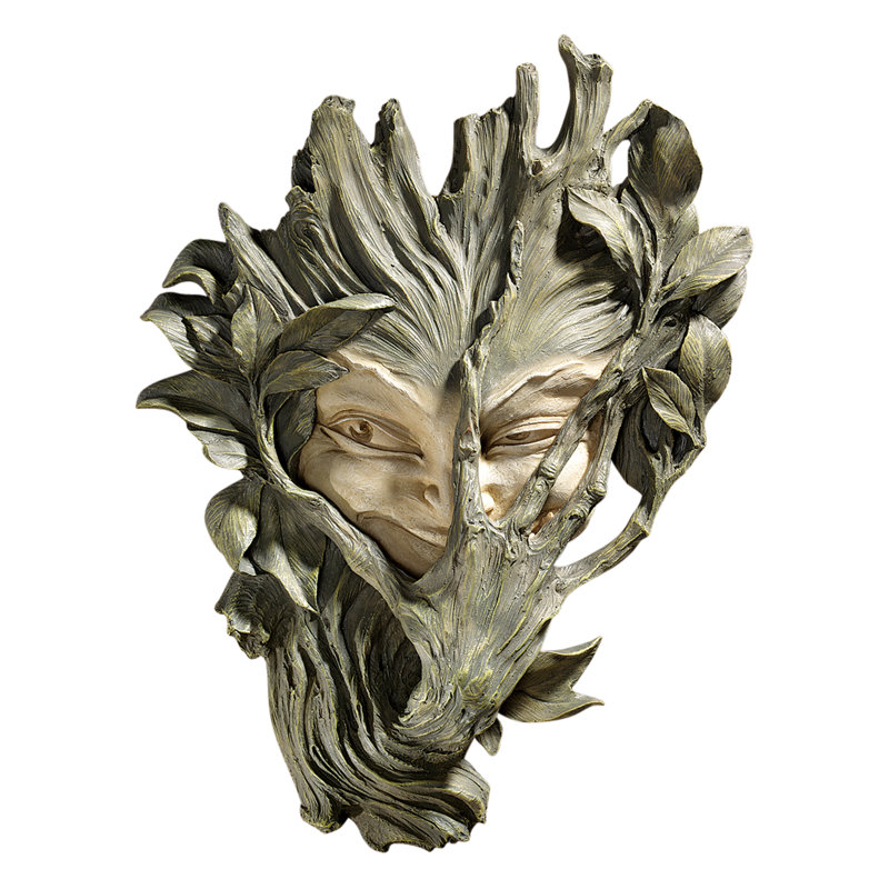 Bashful Sprite Handmade Wall Decor on Polyresin