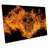 Flaming Skull Modern - Wrapped Canvas Illustration-1856131396