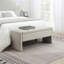 Banc de lit moderne avec rangement