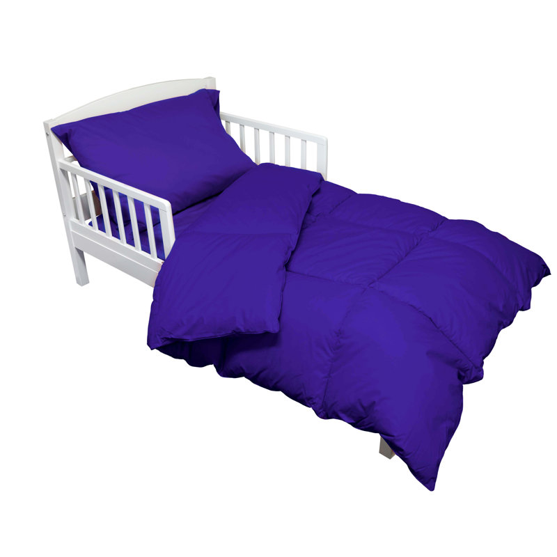 Ensemble de literie pour tout-petits 4 pièces Penovich, Bleu