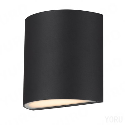 Sand Black Led Wall Sconce