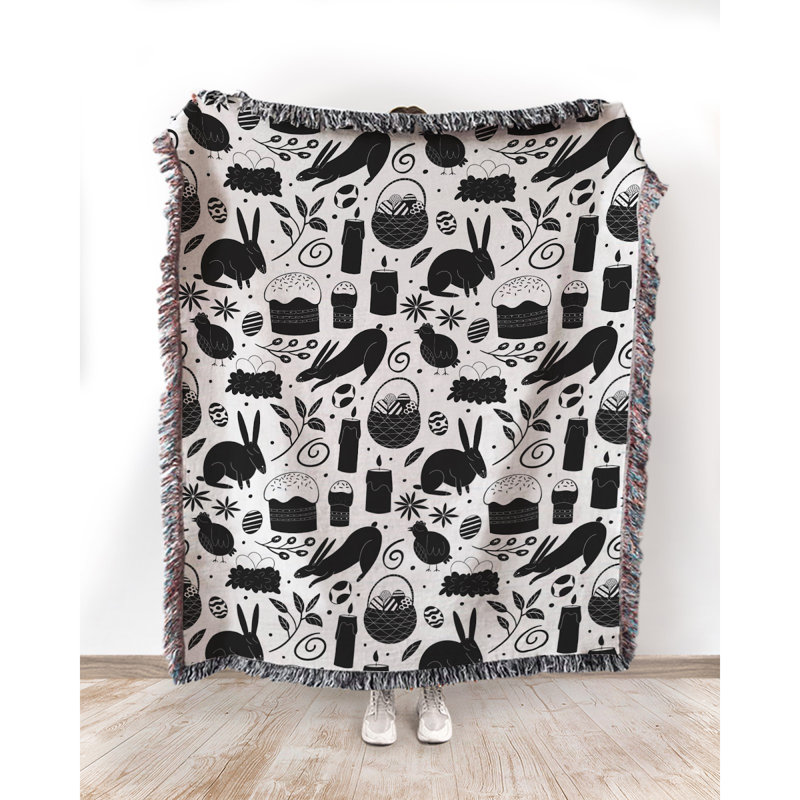 Polyester Throw, 50" W x 60"  L