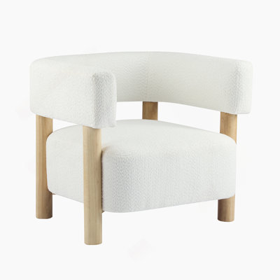 Fauteuil d'appoint rembourré Boucle