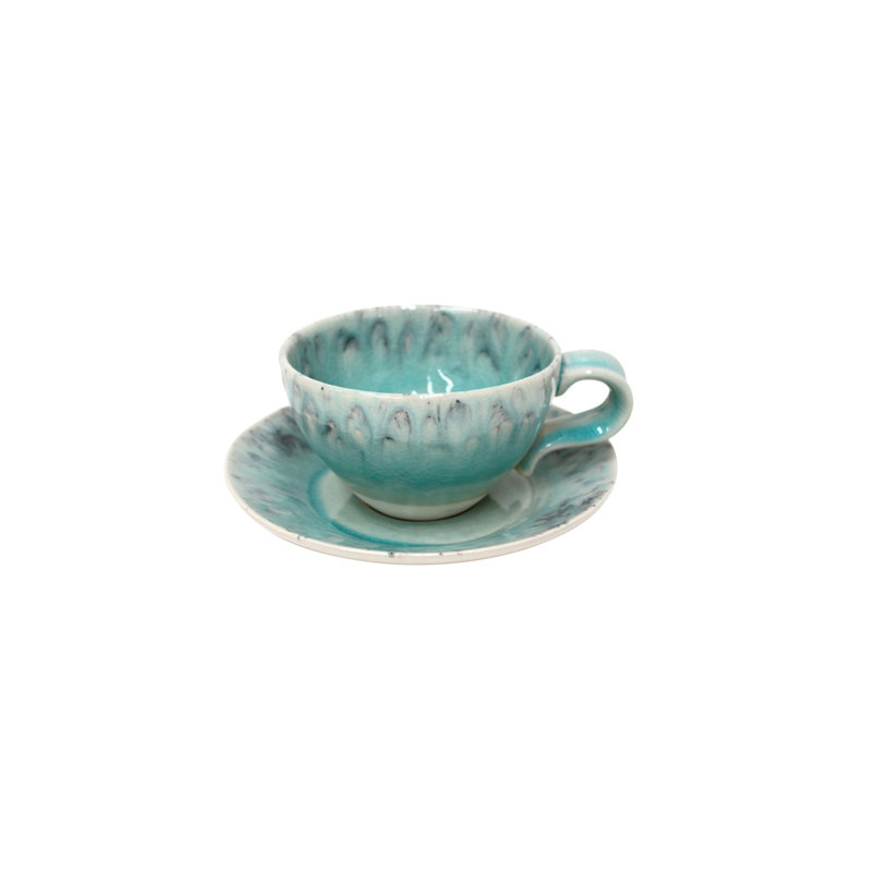 Madeira Stoneware Teacup, Cream