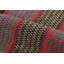 Vintage Peruvian Square Kilim, Vibrant Polychromatic Stripes - Rug & Kilim