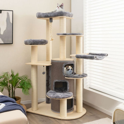 Multi-Level Cat Tree With 3-Storey Cat Condo